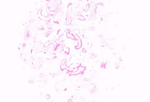 Light Pink vector pattern with random forms. 스톡 일러스트