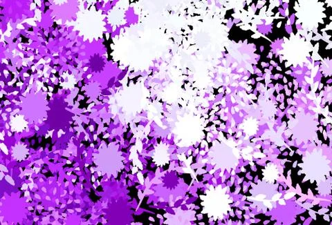 Light Pink vector pattern with random forms. イラスト素材