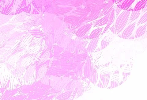 Light Pink vector pattern with random forms. Stock Illustration