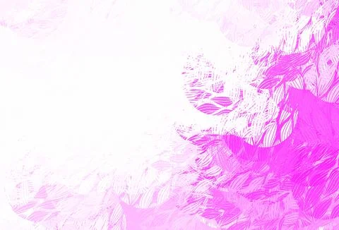 Light Pink vector pattern with random forms. Stock Illustration