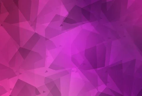 Light Pink vector pattern with random polygonals. Illustrazione stock