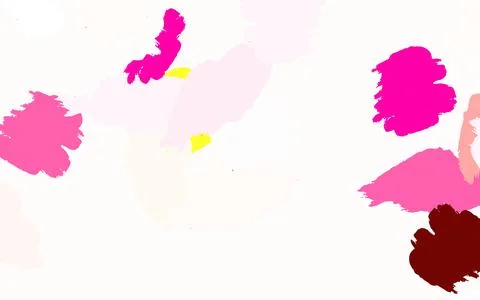 Light Pink vector pattern with random forms. Illustrazione stock