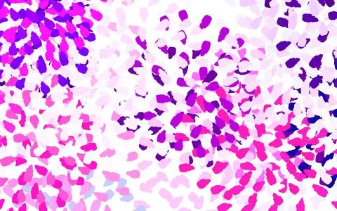 Light Pink vector pattern with random forms. イラスト素材