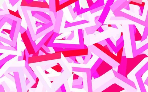 Light Pink vector pattern with random forms. Stock Illustration