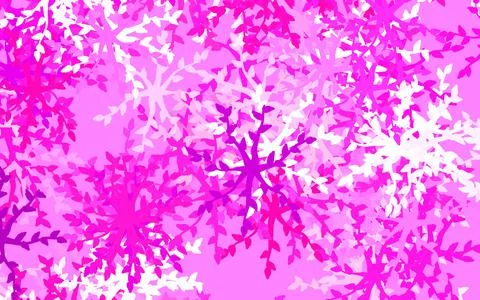 Light Pink vector pattern with random forms. Illustrazione stock