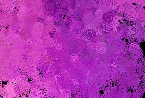 Light Pink vector pattern with random forms. Stock Illustration