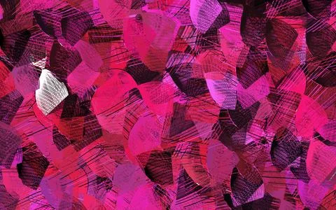 Light Pink vector pattern with random forms. Illustrazione stock