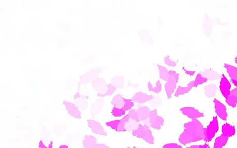 Light Pink vector pattern with random forms. Illustrazione stock