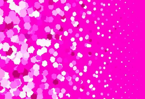 Light Pink vector pattern with random forms. Illustrazione stock