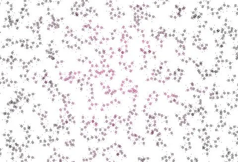 Light Pink vector pattern with sharp lines, dots. Illustrazione stock