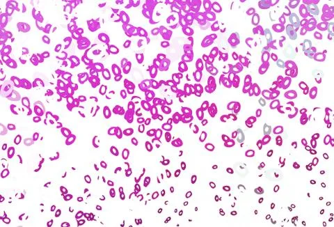 Light Pink vector pattern with spheres. Illustrazione stock