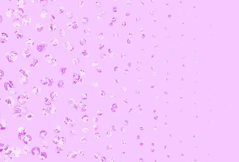 Light Pink vector pattern with spheres. 스톡 일러스트