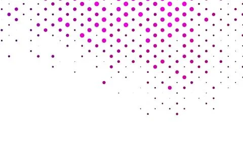 Light Pink vector pattern with spheres. 库存插图