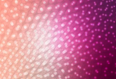 Light Pink vector pattern with spheres. Stock Illustration