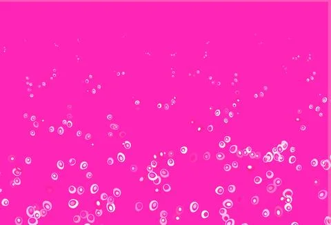 Light Pink vector pattern with spheres. Illustrazione stock
