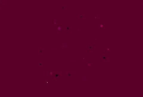 Light Pink vector pattern with spheres. Illustrazione stock