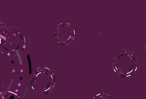 Light Pink vector pattern with spheres. イラスト素材