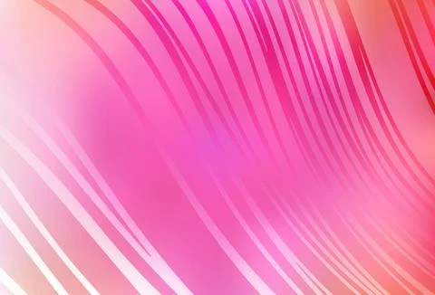 Light Pink vector pattern with wry lines. 스톡 일러스트