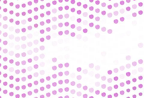 Light Pink vector pattern with wry lines. Stock Illustration