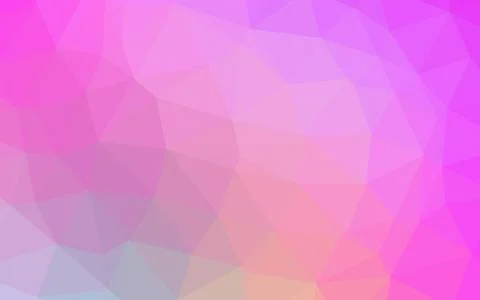 Light Pink vector polygonal pattern. Illustrazione stock