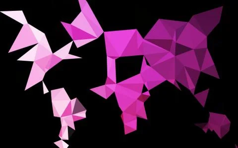 Light Pink vector polygonal pattern. イラスト素材