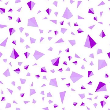 Light Pink vector seamless, isometric backdrop with lines, triangles. Stock Illustration