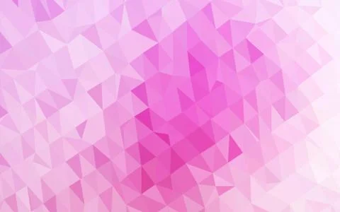 Light Pink vector shining triangular pattern. 스톡 일러스트