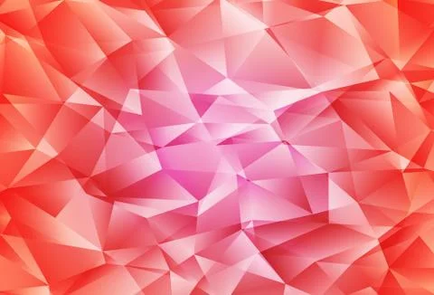 Light Pink vector shining triangular layout. Illustrazione stock