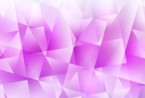 Light Pink vector shining triangular layout. Stock Illustration