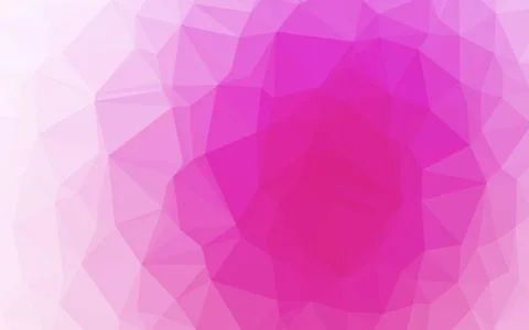 Light Pink vector shining triangular pattern. Stock Illustration