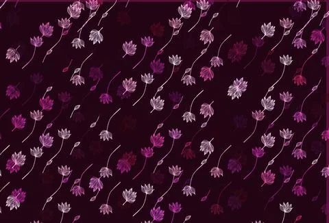 Light Pink vector sketch pattern. 스톡 일러스트