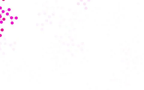 Light Pink vector template with artificial intelligence structure. Illustrazione stock