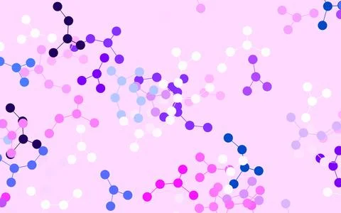 Light Pink vector template with artificial intelligence structure. Illustrazione stock