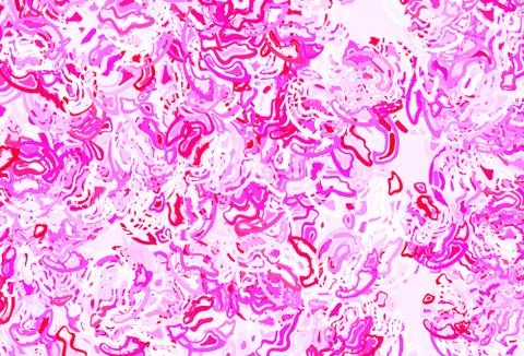 Light Pink vector template with chaotic shapes. Stock Illustration