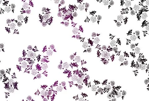 Light Pink vector template with chaotic shapes. Illustrazione stock