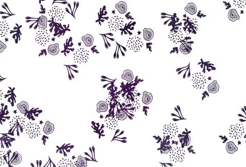 Light Pink vector template with chaotic shapes. Stock Illustration