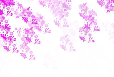 Light Pink vector template with chaotic shapes. Stock Illustration