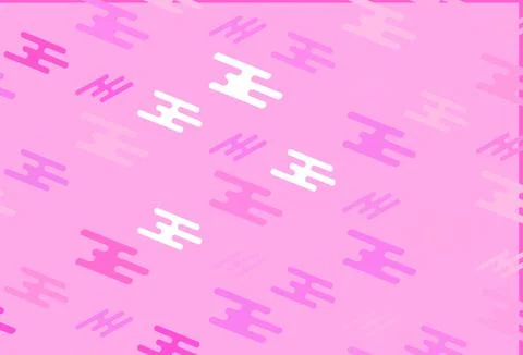 Light Pink vector template with repeated sticks. Illustration