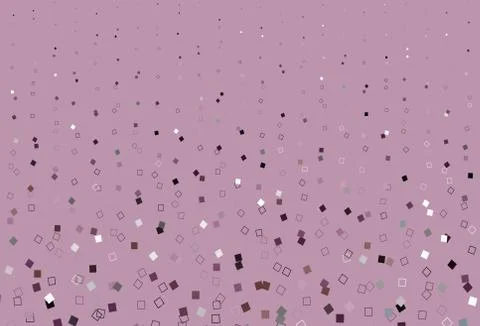 Light Pink vector template with square style. Stock Illustration