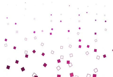 Light Pink vector template with square style. Stock Illustration