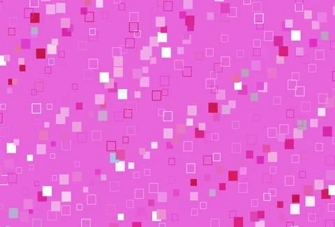 Light Pink vector template with square style. Illustrazione stock