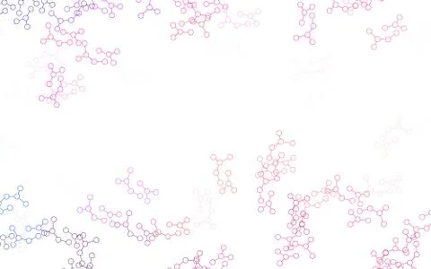 Light Pink vector texture with artificial intelligence concept. Stock Illustration