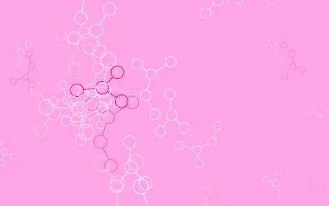 Light Pink vector texture with artificial intelligence concept. Stock Illustration