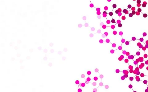 Light Pink vector texture with artificial intelligence concept. Stock Illustration