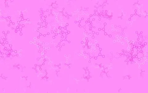 Light Pink vector texture with artificial intelligence concept. Stock Illustration