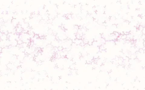 Light Pink vector texture with artificial intelligence concept. 스톡 일러스트