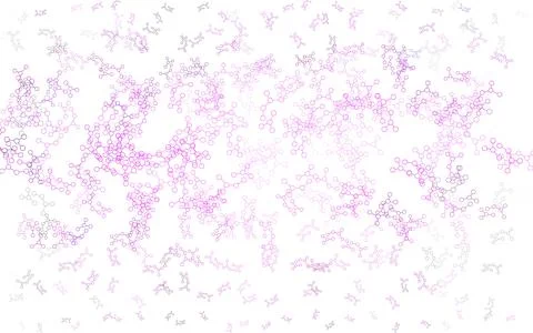 Light Pink vector texture with artificial intelligence concept. 스톡 일러스트