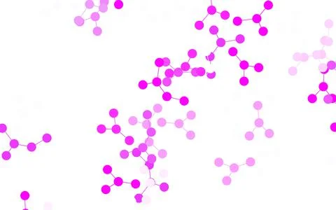 Light Pink vector texture with artificial intelligence concept. Stock Illustration