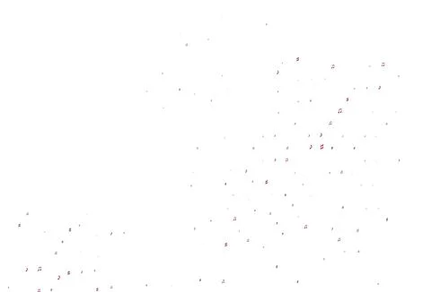 Light Pink vector texture with musical notes. Stock Illustration