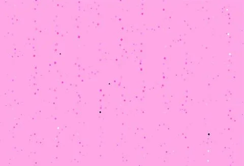 Light Pink vector texture in poly style with circles, cubes. Stock Illustration